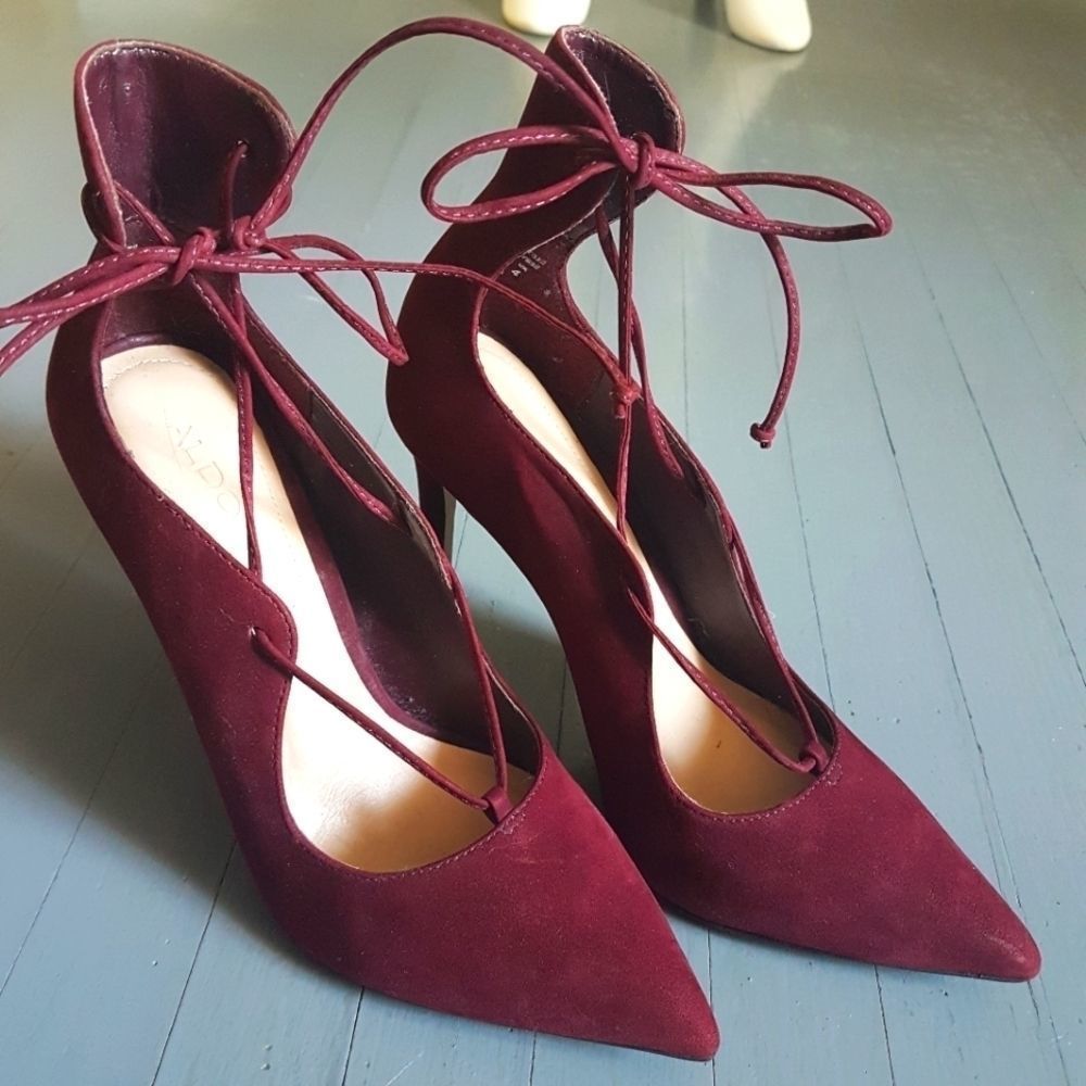 Aldo Suede Heels